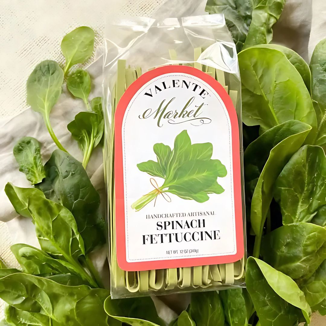 Spinach Fettuccine at The Little Shop of Olive Oils