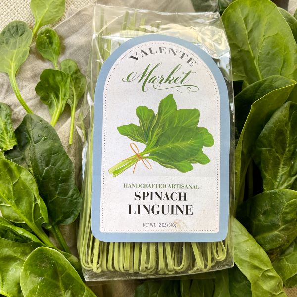 Spinach Linguine at The Little Shop of Olive Oils