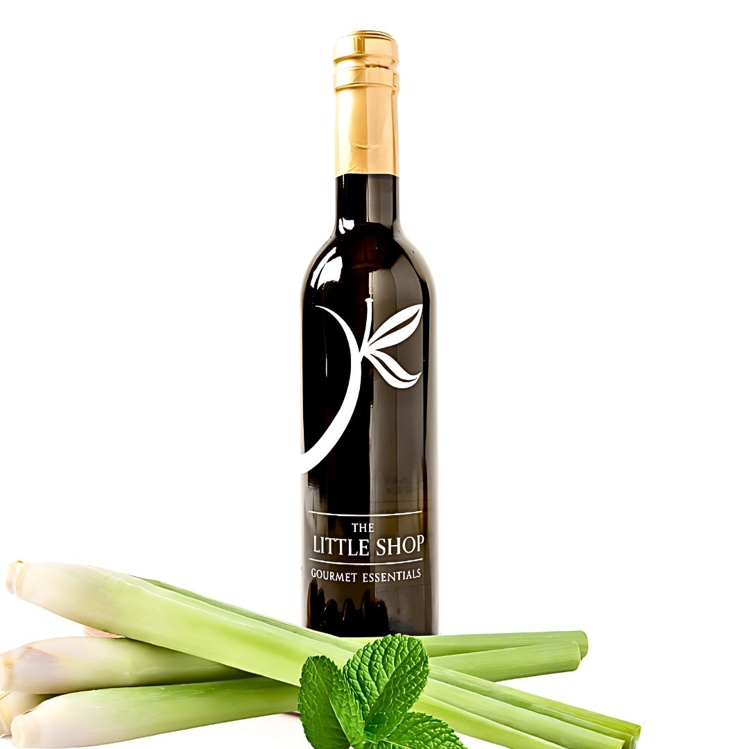 Thai Lemongrass Mint White Balsamic Vinegar at The Little Shop of Olive Oils