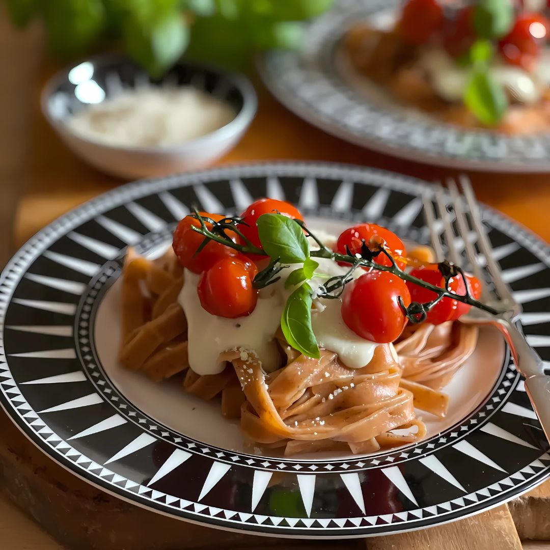 Tomato Basil Fettuccine at The Little Shop of Olive Oils