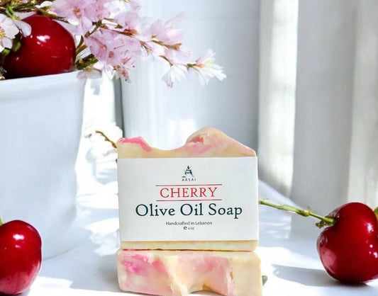 Cherry - Pure Olive Oil Soap Bar