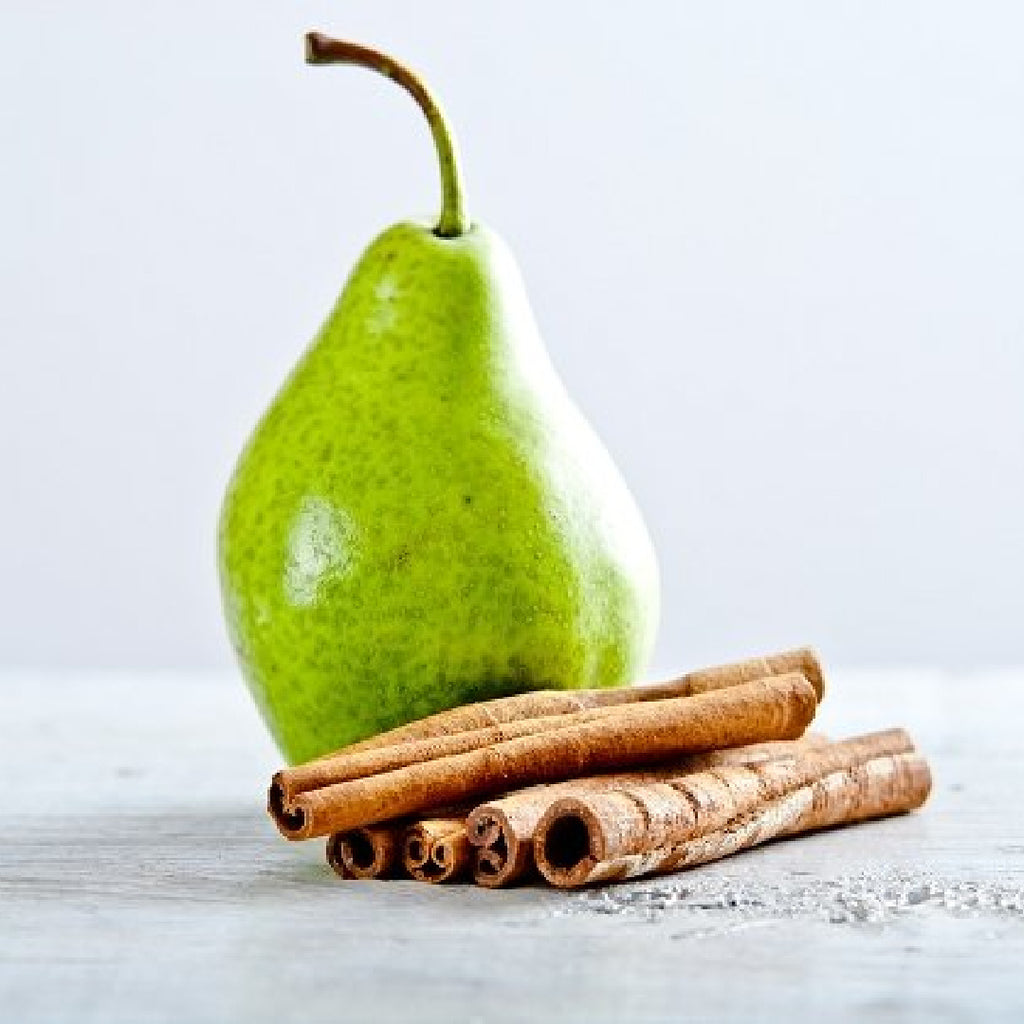 Cinnamon Pear Aged Dark Balsamic Vinegar at The Little Shop of Olive Oils